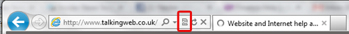 IE9 address bar tool bar